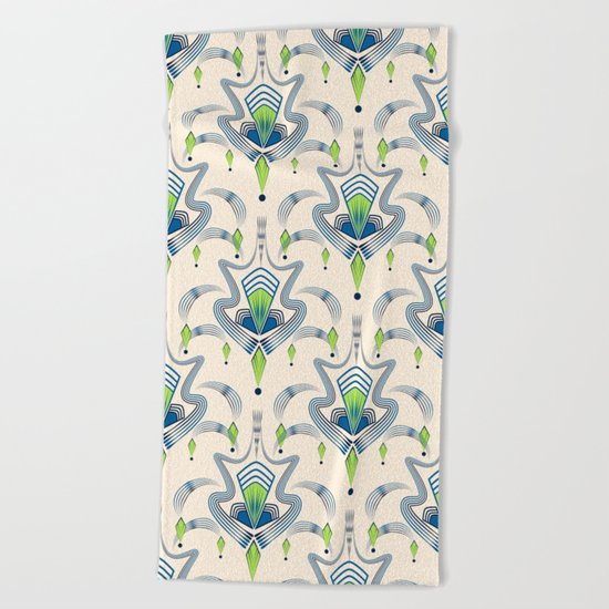 Art Deco 34. "Julia," Beach Towel