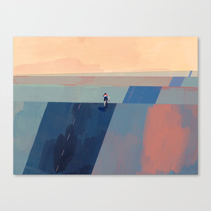 Keep Going - Blue Edition Canvas Print