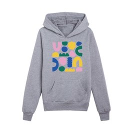Color and Shape 27 Kids Pullover Hoodies