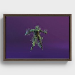 Virus Framed Canvas