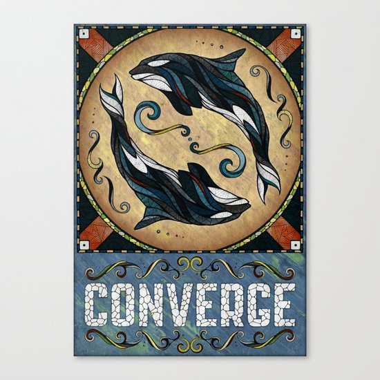 Converge Canvas Print
