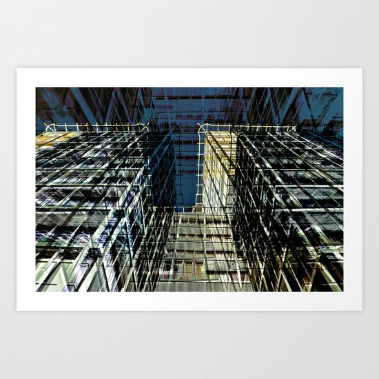 Urban Berlin Facade Art Print