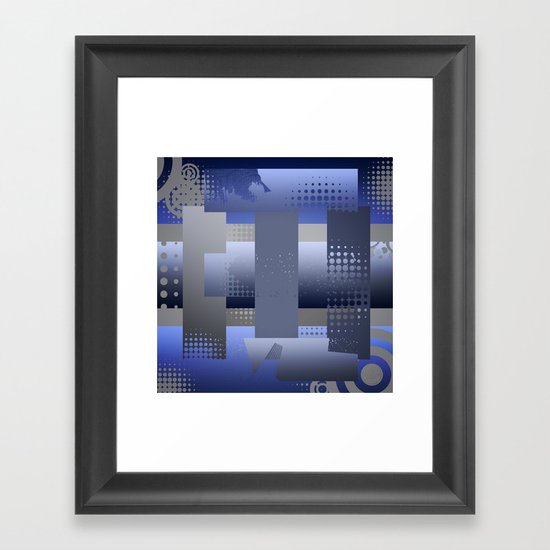 Squared Framed Art Print