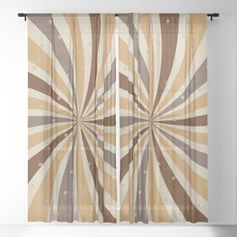 Pattern for Caffeine Coffee Lover Sheer Curtain
