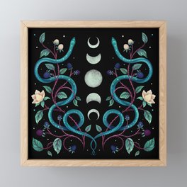 Serpent Moon Framed Mini Art Print