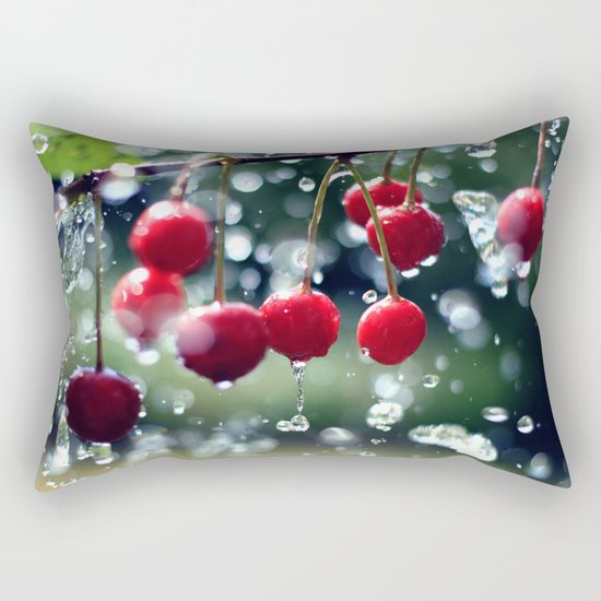 Cherries Rectangular Pillow