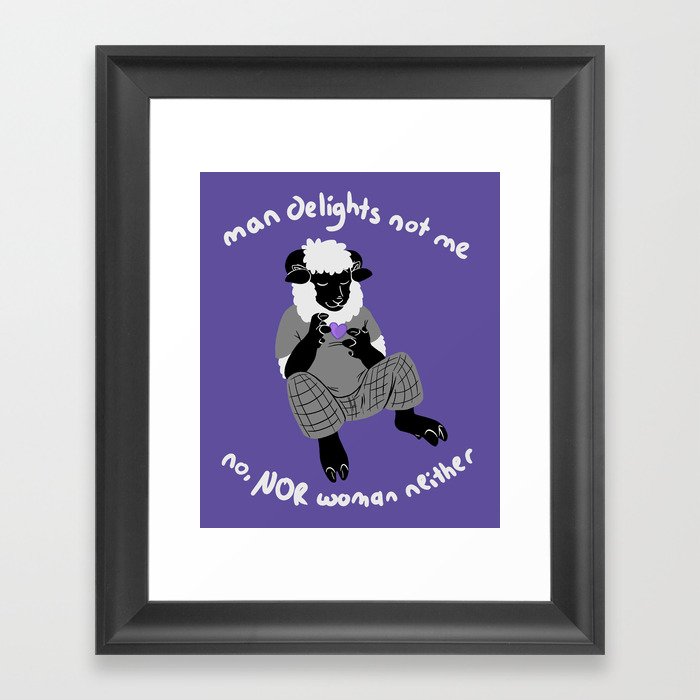 Non-oriented rams are ace Framed Art Print