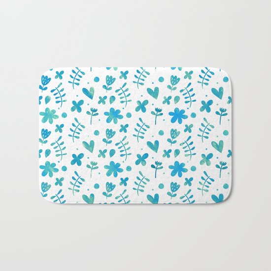 Colorful Lovely Pattern IX Bath Mat