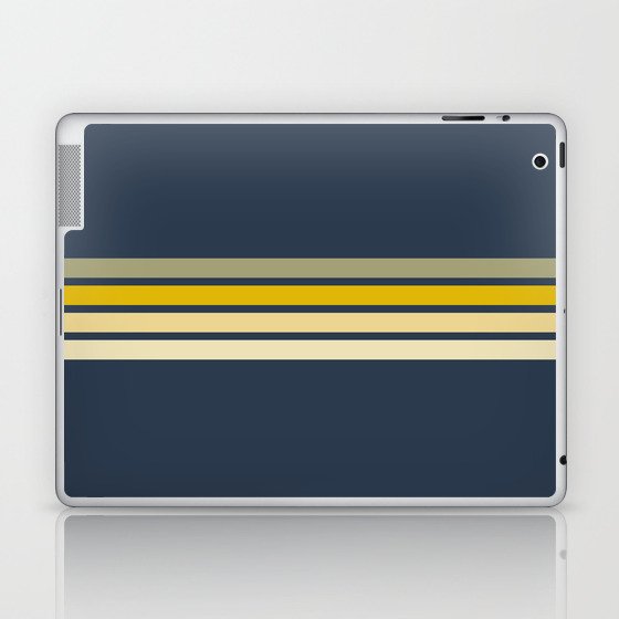 Racing Retro Stripes Laptop & iPad Skin