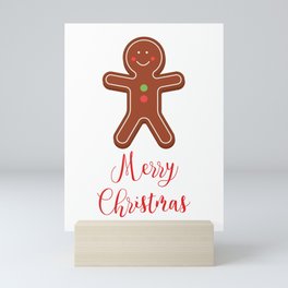 Gingerbread man Mini Art Print