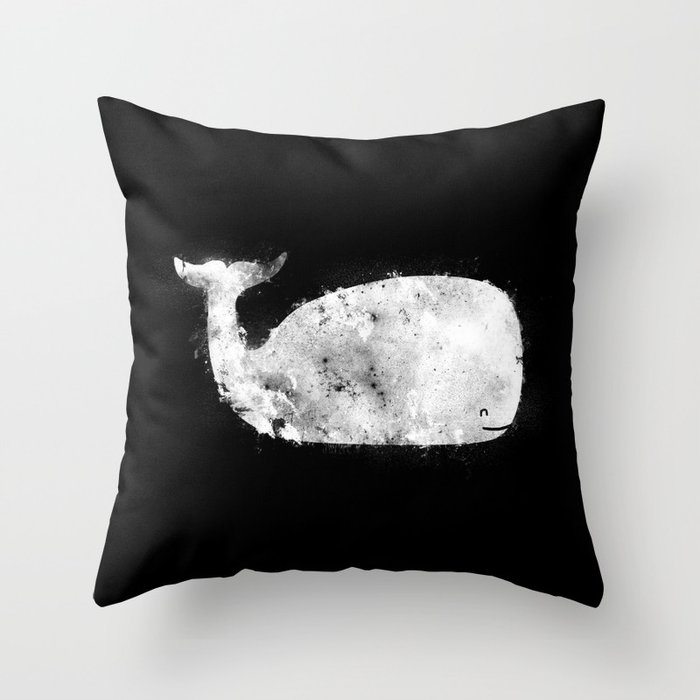 whale throw pillow
