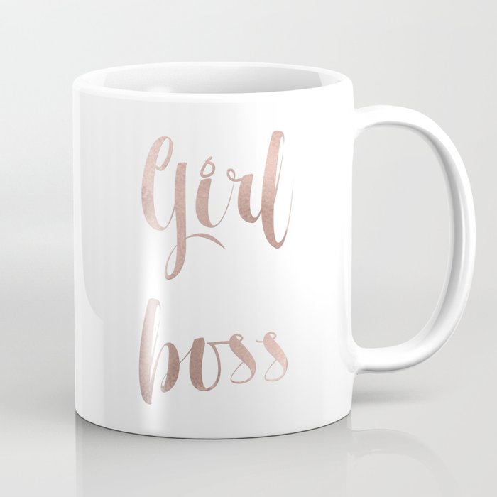 Girl boss - rose gold Coffee Mug