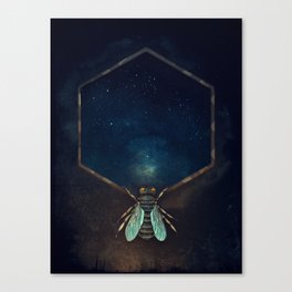 Bee Universe Canvas Print