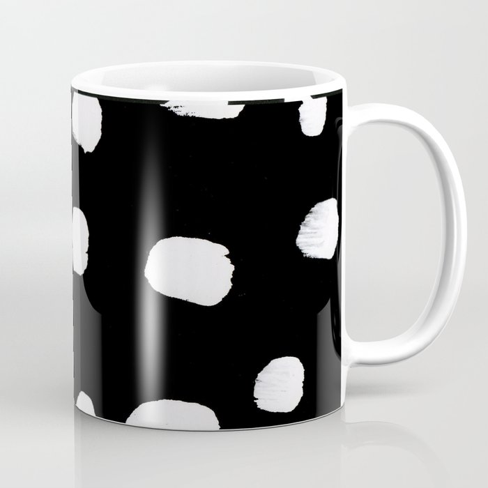 Edges of Black and White Coffee Mug