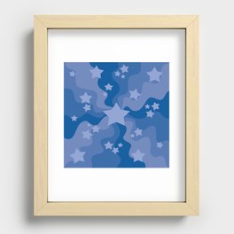 Sea of Stars - Blue Recessed Framed Print