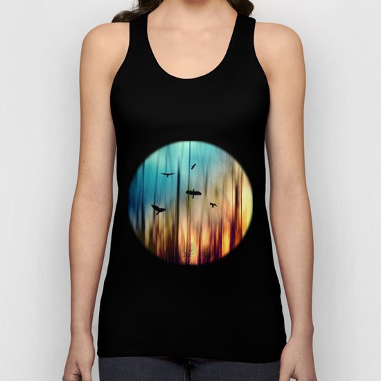 Burning Unisex Tank Top