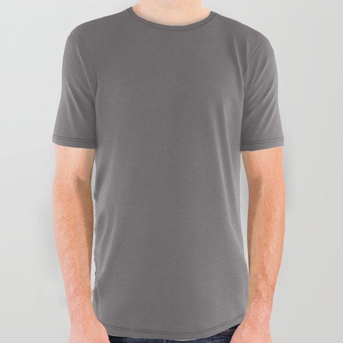 Carbon Gray All Over Graphic Tee