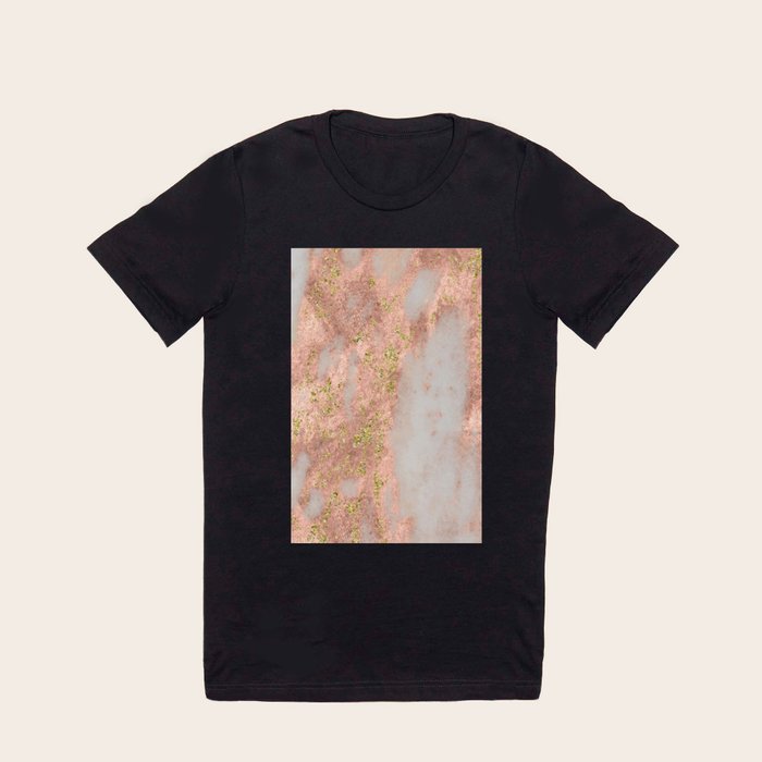 White and rose gold t shirt sales
