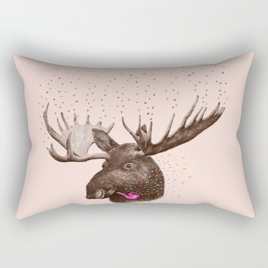 Moose III Rectangular Pillow