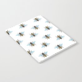 Watercolour Bee Pattern Notebook