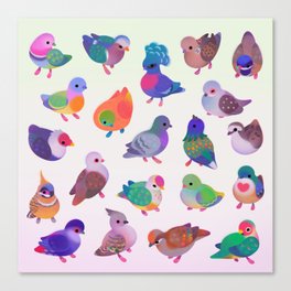 Wild pigeon - light Canvas Print