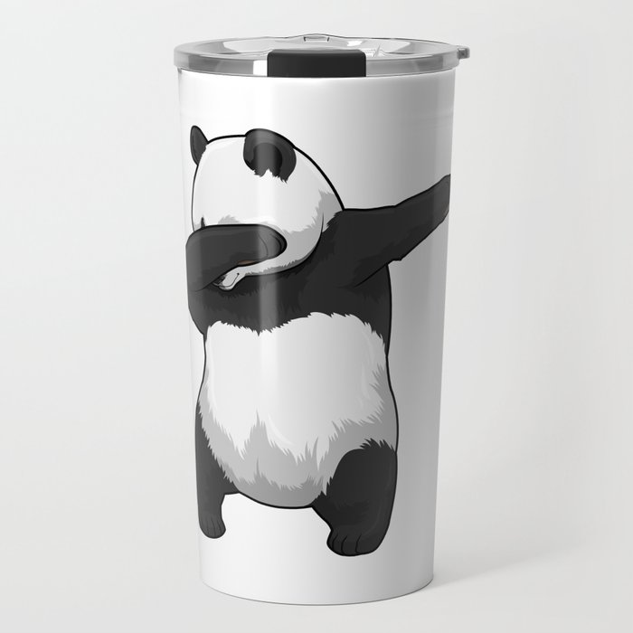 Panda at Hip Hop Dance Dab Travel Mug