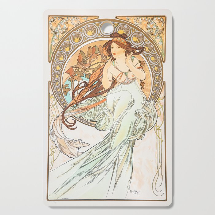 Alphonse Mucha Music Art Nouveau Poster by Art Gallery