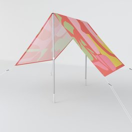 Abstract Shapes 31 in Bright Coral Sun Shade