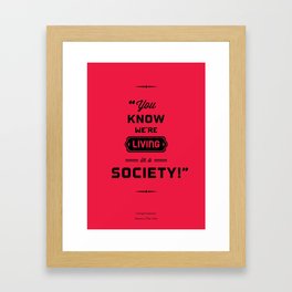 Seinfeld Posters - The Limo Framed Art Print