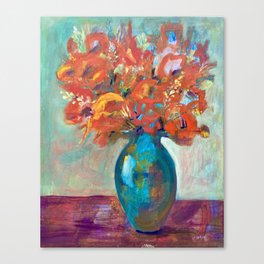 Kimie Joe My Bold Floral Bouquet Canvas Print