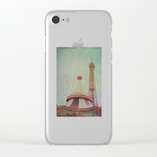 Bohemia of Paris Clear iPhone Case