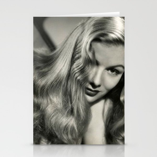 Veronica Lake black and white photography / black and white photographs Stationery Cards