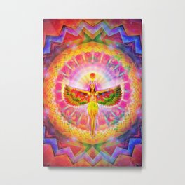 Egyptian Angel Metal Print | Colorful, Digital, Illustration, Concept, Angel, Trippy, Lsd, Psychedelic, Other, Egytpian 