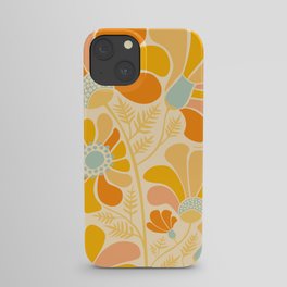 Sunny Flowers Floral Illustration iPhone Case