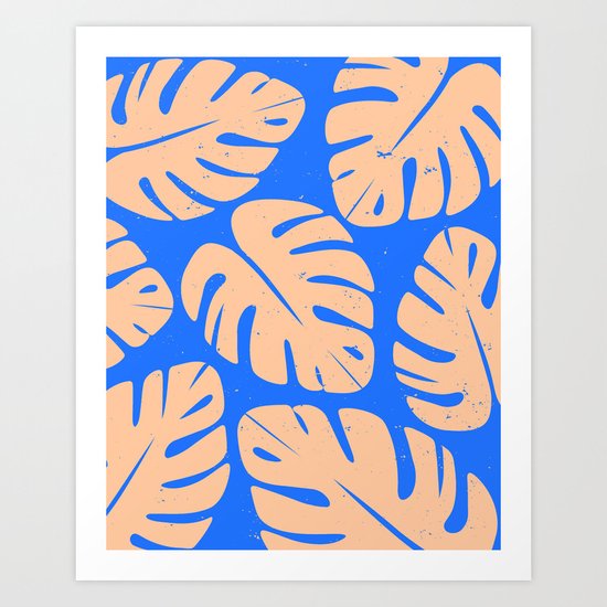 Monstera Leaf Print 5 Art Print