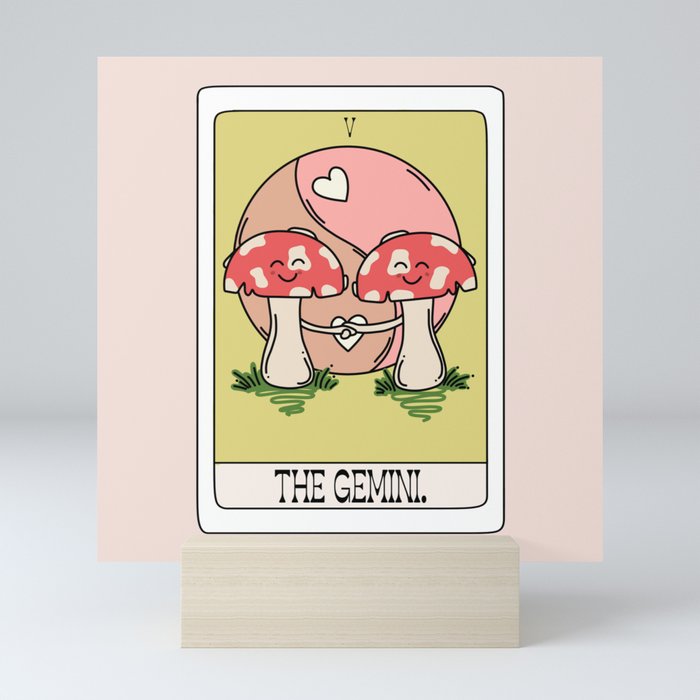 Gemini Tarot Card Mini Art Print