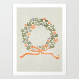 A Merry Clemson Christmas Art Print