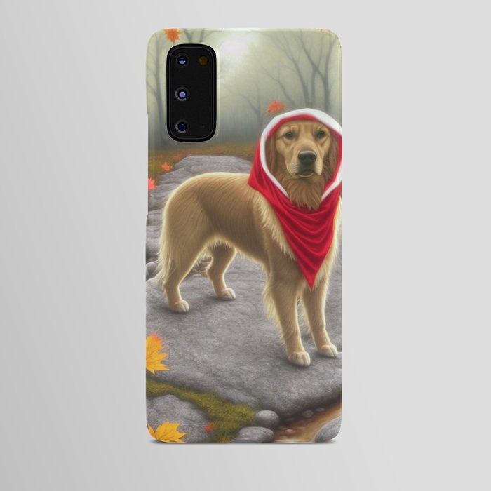 Little Red RidingGolden Android Case