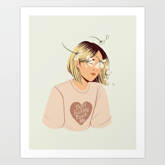 Flower Boy 01 Art Print