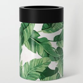 Tropical banana leaves IV Can Cooler