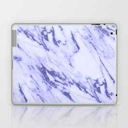 Very Peri 2022 Color Of The Year Periwinkle White Marble II Laptop Skin