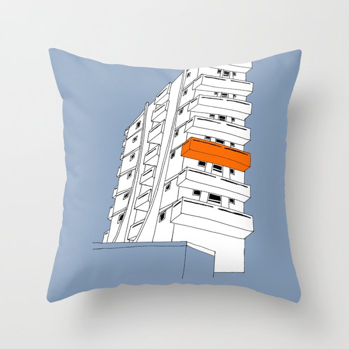 Which floor do you live on? Throw Pillow