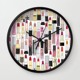 Lipstick Forever Wall Clock