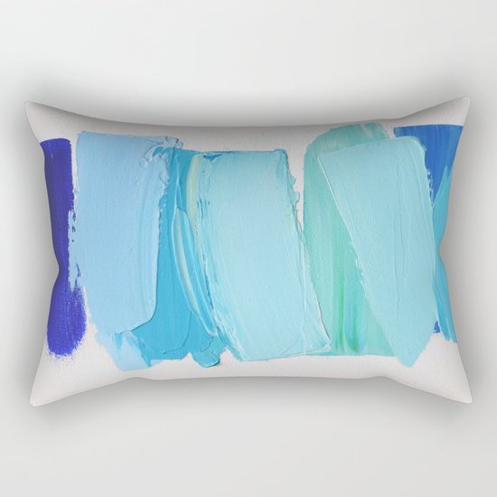 Ocean Blues No. 2 Rectangular Pillow