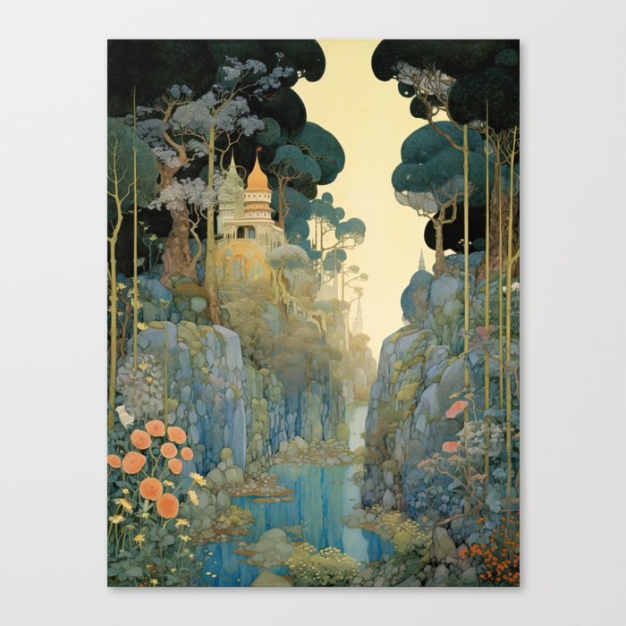The Land Where The Bong-Tree Grows I Canvas Print