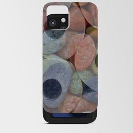 Rock and Roll Colorful Toilet Paper Roll Design Filled with Rocks iPhone Card Case