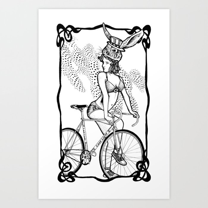 "Bicycle Race"  Art Print