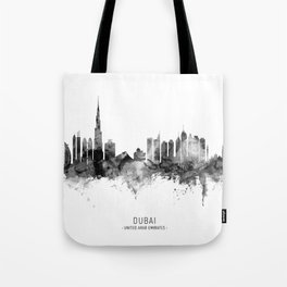 Dubai Skyline Tote Bag | Cityscape, Michaeltompsett, Painting, Skyline, Uae, Dubaicityscape, Silhouette, Unitedarabemirates, Dubai, Burjkhalifa 