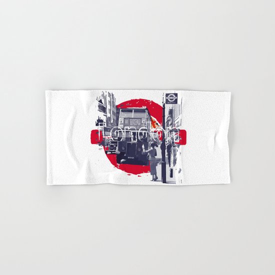 London 1930s Hand & Bath Towel