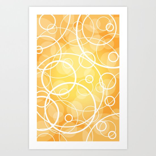 Hard Line Bokeh Art Print
